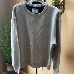 Champion Men's Classic Gray Crewneck Sweatshirt
